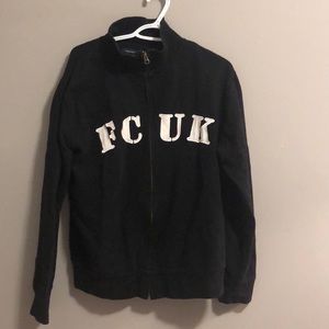 FCUK Zipper Turtleneck Sweater